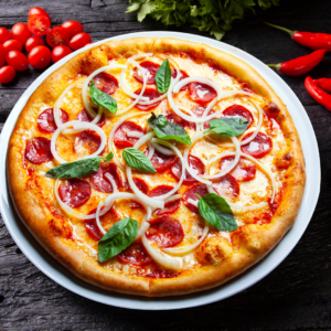Onion Capsicum Pizza